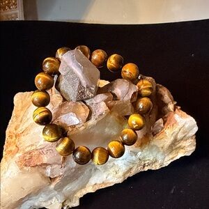 Tiger Eye Beaded Bracelet